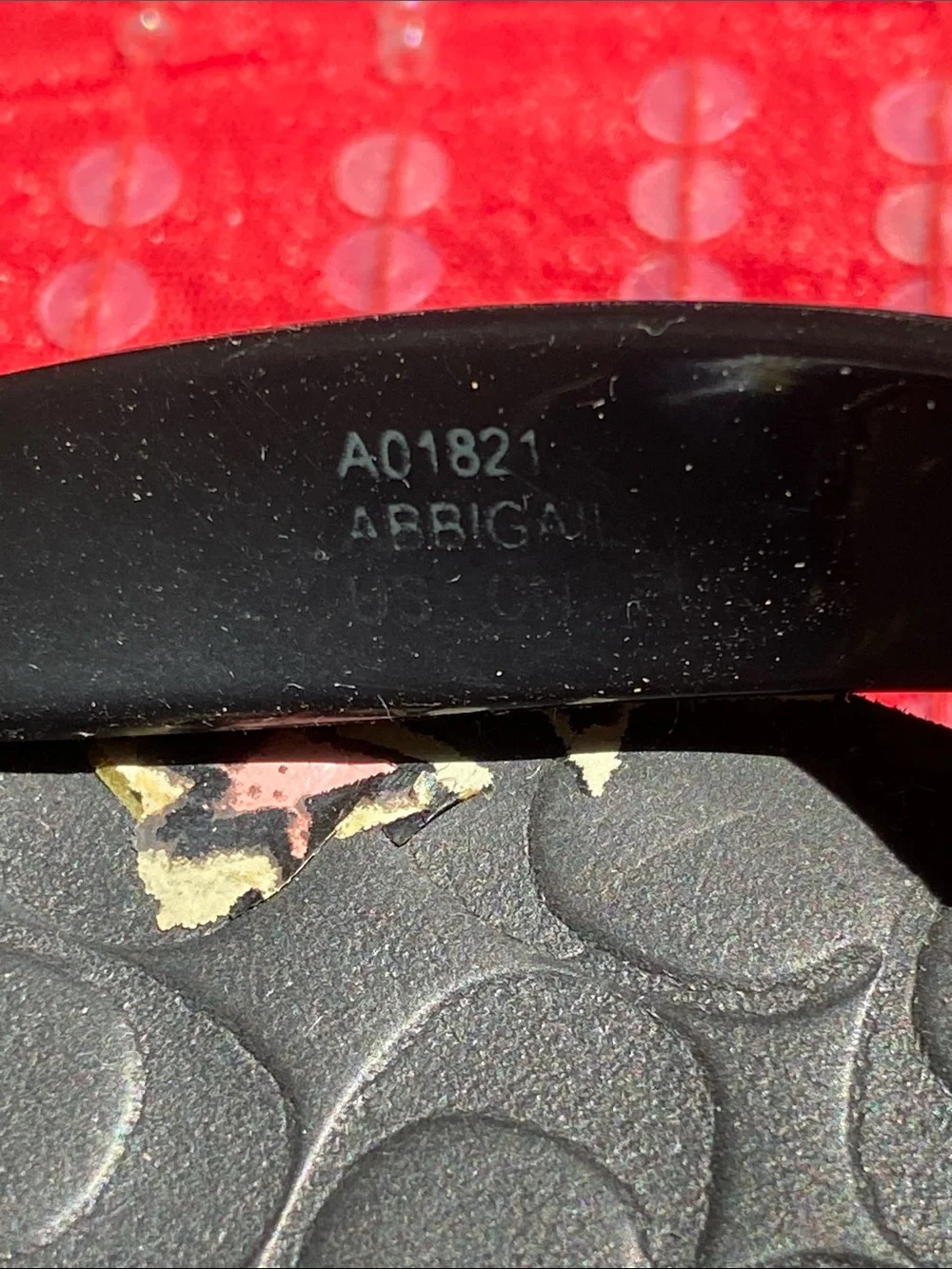 Coach Black Logo Beach Slides